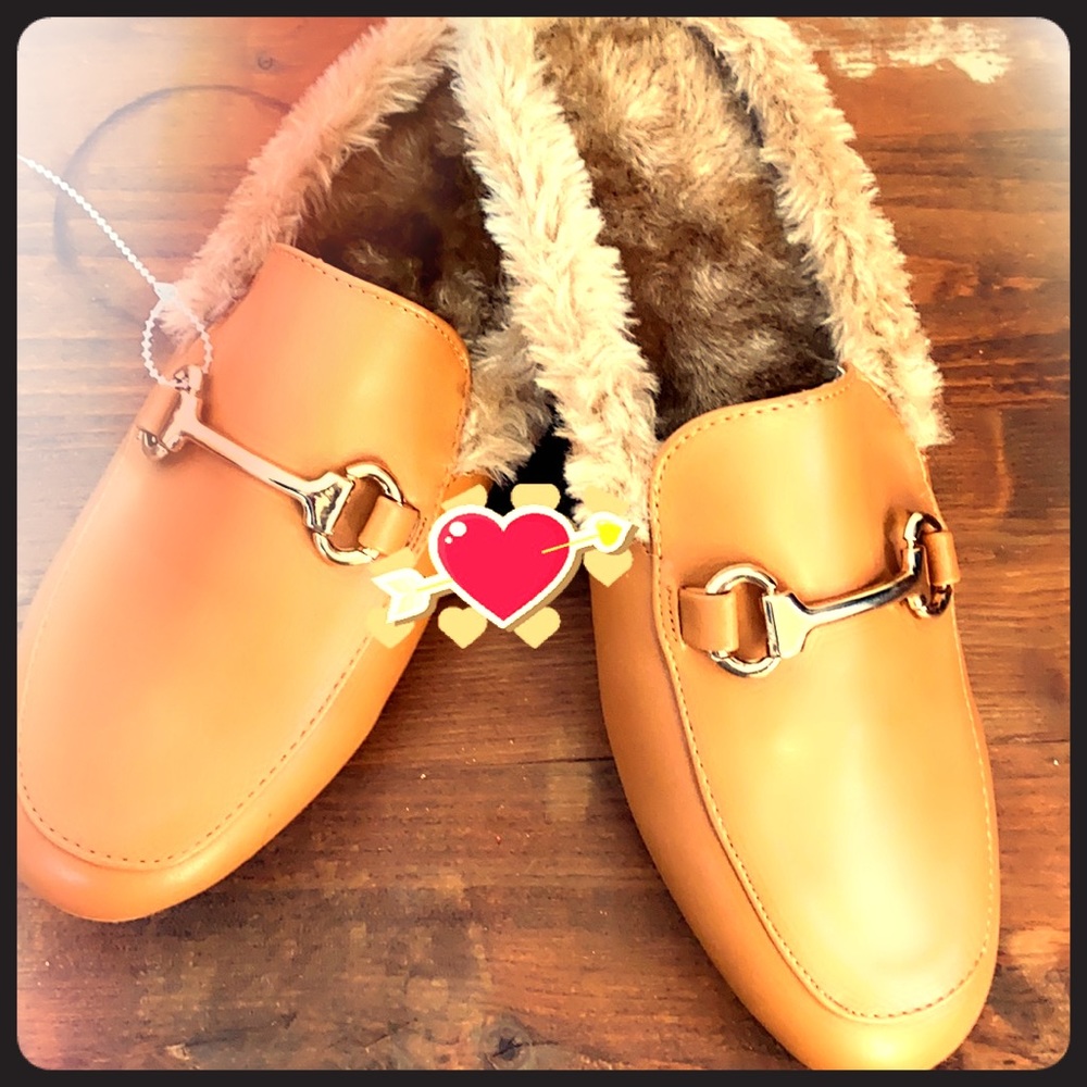 Warm fleece slippers